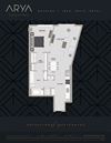 One Bedroom One Bath Duchamp 1 Floor Plan One Bedroom One Bath Duchamp 1 floor plan at Arya Peachtree, Atlanta, 30309